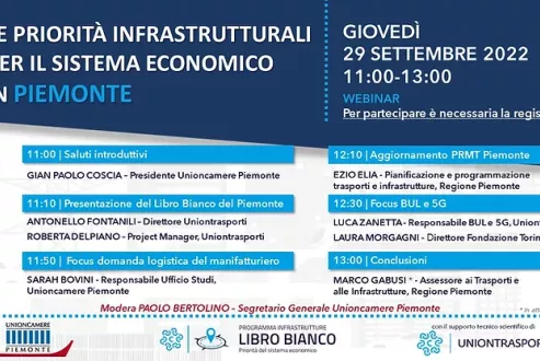 Incontro priorità infrastrutturali sistema economico piemontese