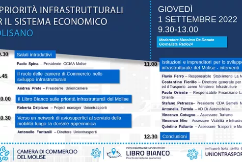 Sviluppo delle infrastrutture per il sistema economico molisano Incontro