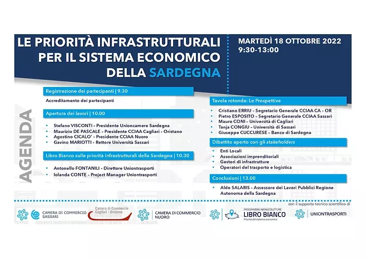 Incontro priorità infrastrutturali dell'isola